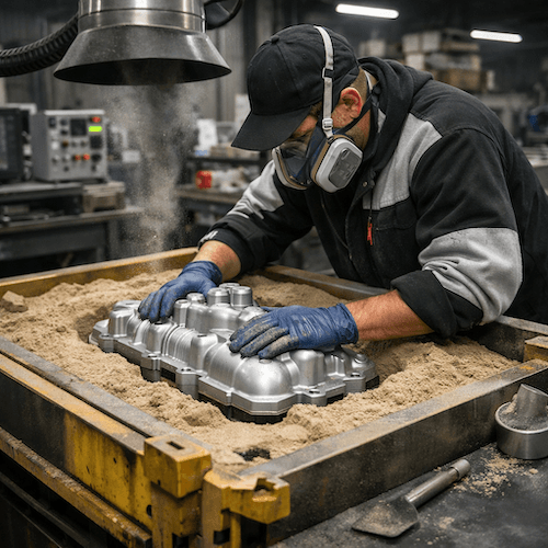 Manual Aluminum Casting
