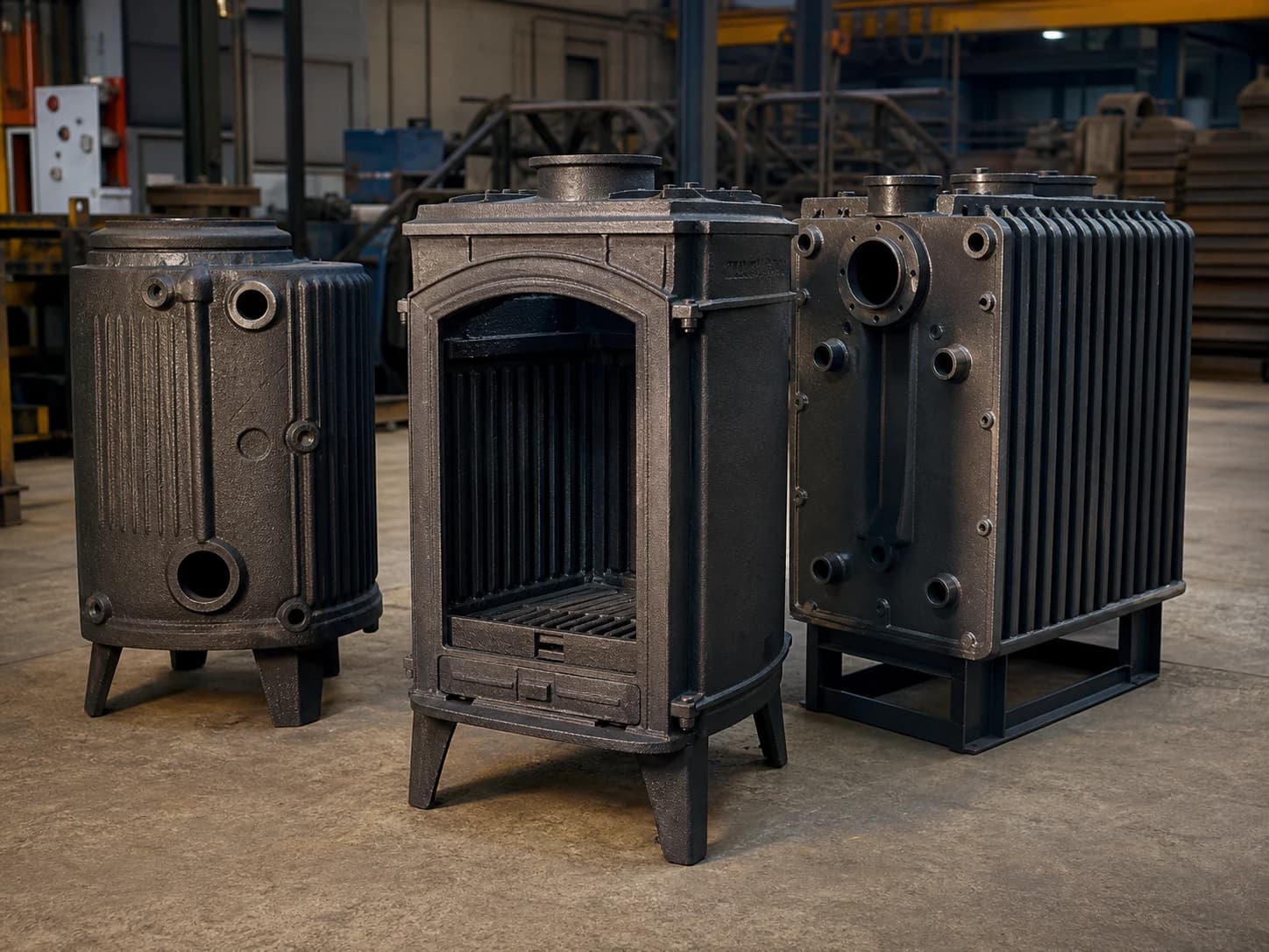 Stoves, heating systems, professional factory