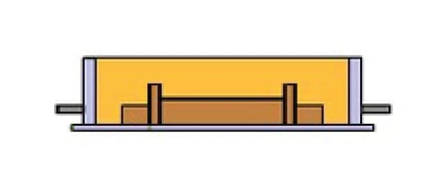 Photo The moulder prepares the lower part of the mold, the half pattern is covered with sand.