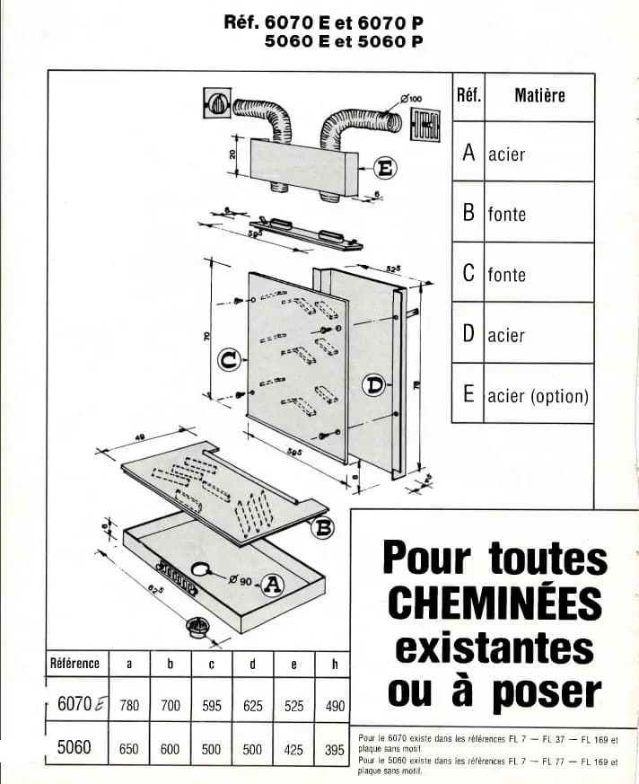 Combined heat recovery installation