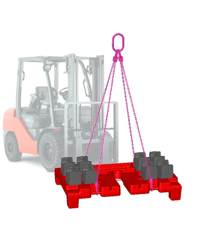 VGP ballast weight of 500 KG