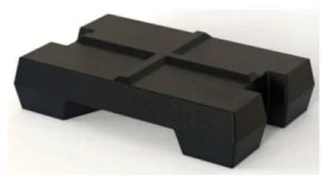 Cast iron spectacle weights of 6 kg, 12 kg, and 18 kg - Thumbnail 2