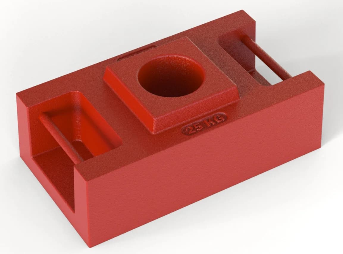 Counterweight scaffolding 25 kg 300x170x115mm