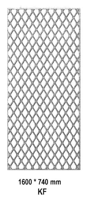 Wrought iron grille - Reference KF