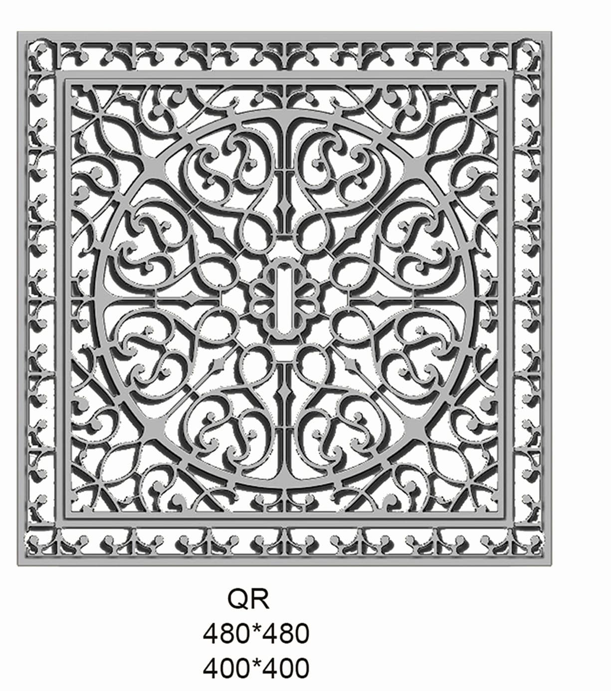 Cast Iron Foot Scraper QR