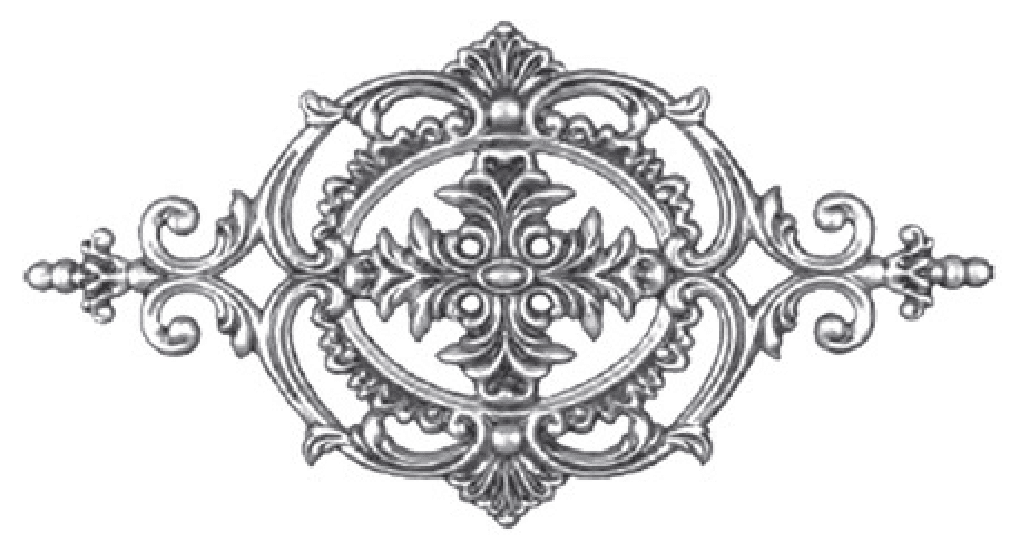 Cast Iron Palmette 158