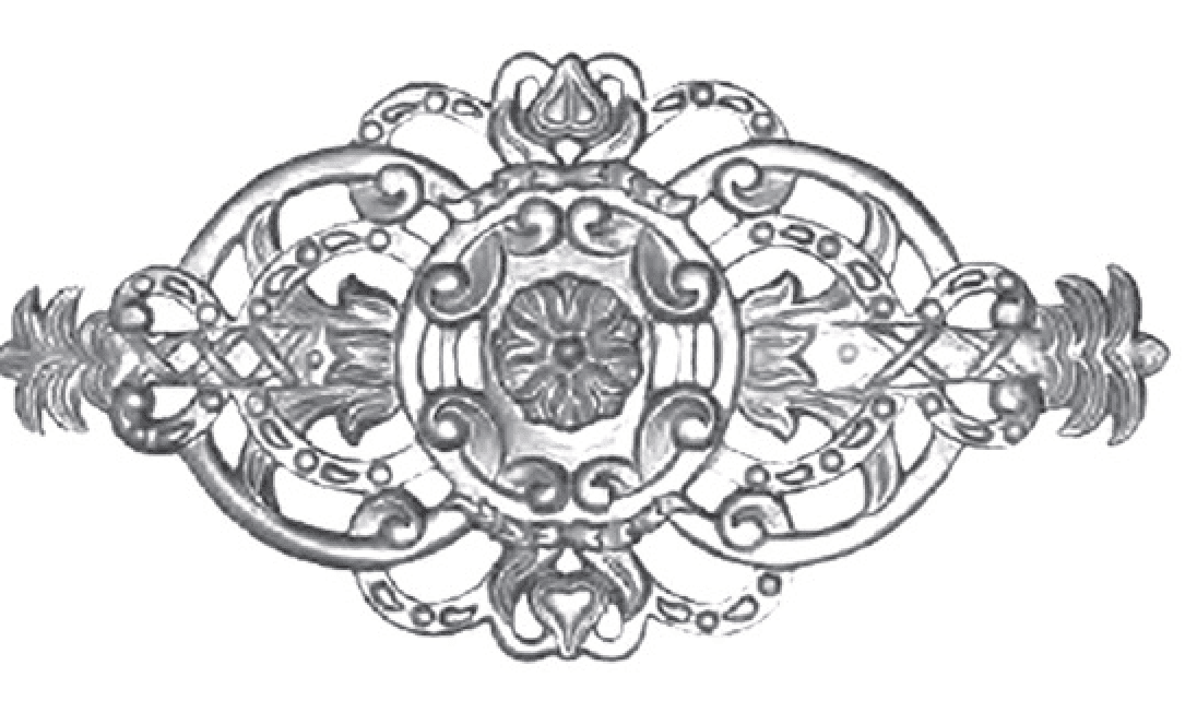 Cast Iron Palmette 530