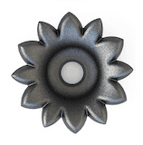 Decorative cast iron rosette - 1670