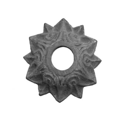 Decorative cast iron rosette - Sun