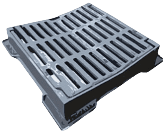 Flat and concave grates
