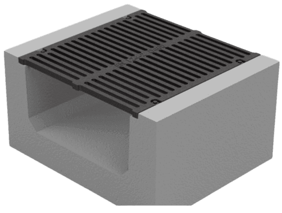Gutter grate with angles