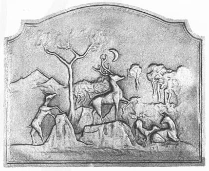 Deer in the Moonlight with Arch