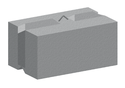 Concrete counterweights