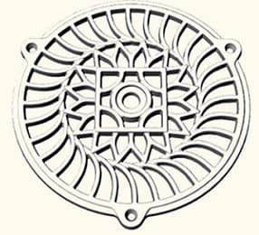 Round grille DIAM180