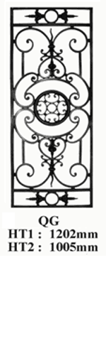 Cast Iron Door Grille — Reference QG