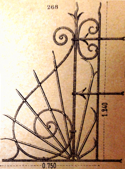 Loiselet cast iron separation grille - 3rd model