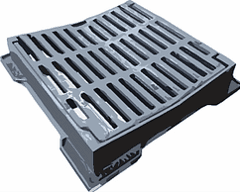 Square concave grille - GCC 400