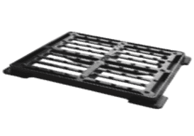 Square flat grille - GPC 800