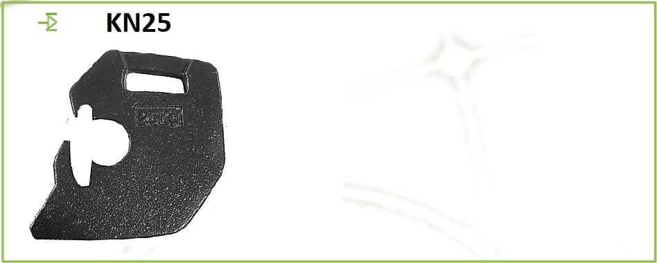 Kubota tractor weight 25 kg - KN25