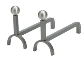 Pair of andirons promise