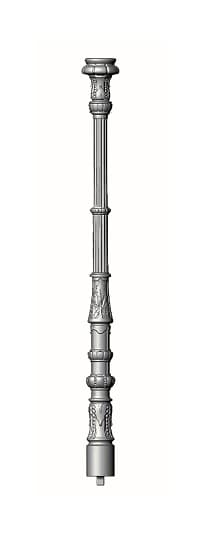 Staircase pilaster