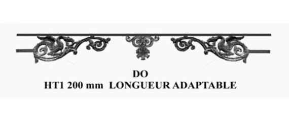 Cast iron window support bar — ref DO