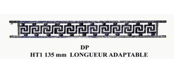 Cast iron window support bar — ref DP
