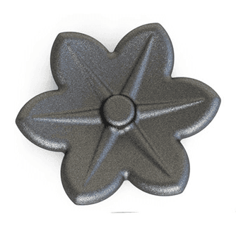 Decorative cast iron rosette - Crocus