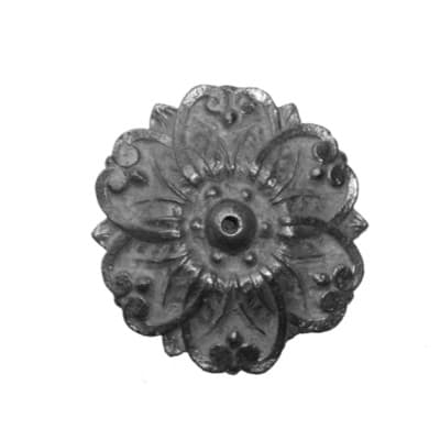 Decorative cast iron rosette - Hibiscus