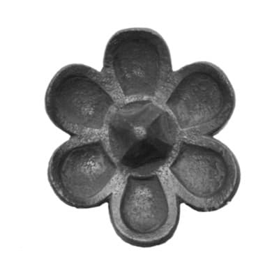 Decorative cast iron rosette - Daisy