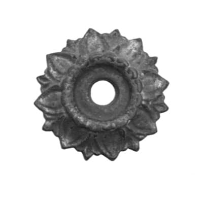 Decorative cast iron rosette - Sunflower