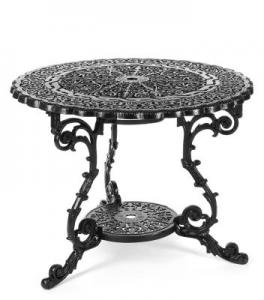 Cast iron garden table