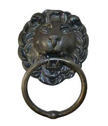 DOOR HAMMER LION HEAD