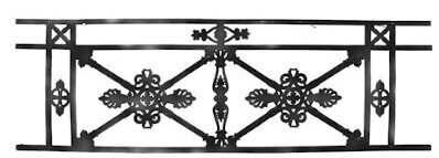 railing, body-guard, balcony grill, cross balconie, cast iron and wrought iron_Birdie_pa