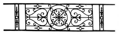 railing, body-guard, balcony grill, cross balconie, cast iron and wrought iron_Birdie_PO