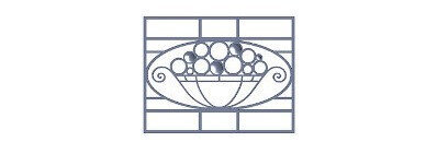 railing, body-guard, balcony grill, cross balconie, cast iron and wrought iron_Birdie_UB