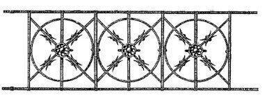 railing, body-guard, balcony grill, cross balconie, cast iron and wrought iron_Birdie_YH