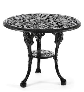 Cast iron garden table