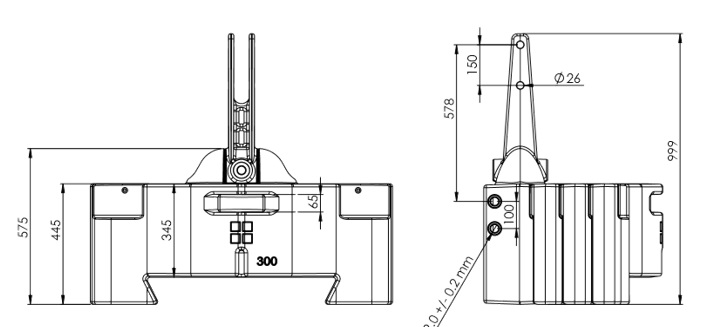 Monomass 1500kg