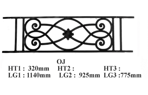 GRILLE DE BALCON GARDE CORPS BALUSTRADE LOISELET - OJ