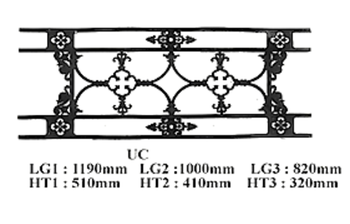 Balcony Grill - Balustrade Birdie - UC