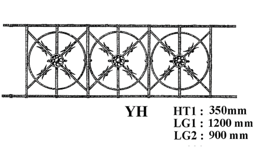 GRILLE DE BALCON GARDE CORPS BALUSTRADE LOISELET - YH