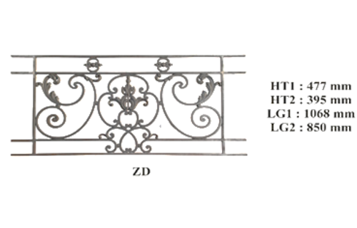 GRILLE DE BALCON GARDE CORPS BALUSTRADE LOISELET - ZD