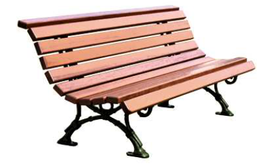 banc en fonte et bois